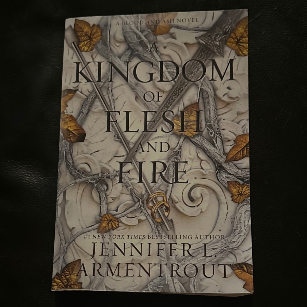 Kingdom of Flesh and Fire by Jennifer L. Armentrout — White & Gold Cover